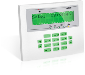 LCD keypad for alarm systems SATEL INT-KLCDL-GR