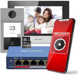 KIT VIDEODOMÓFONO HIKVISION DS-KIS604-S(C)(O-STD)/eu
