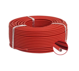 Fotovoltaisk kabel MG Wires 1x6mm2, 0,6/1kV, röd H1Z2Z2-K-R-6mm2 RD, 50m förpackning