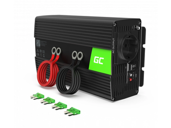 Przetwornica Napięcia Inwerter Green Cell 12V 230V 1000W 2000W Czysta Sinusoida INV09