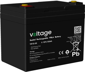 AGM Voltage 12V 33Ah VE12-33 batteri
