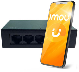 Switch Imou 5 portos SF105, fém ház, 100Mbps