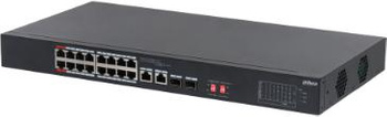 Switch Dahua S3218-16ET-135 Combo de 18 puertos 16x PoE 2x uplink 135W