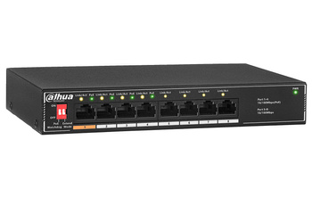 Switch Dahua SF1008LP 8portový 4x PoE 4x RJ45 60W 10/100 Mbps