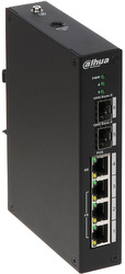 Switch Dahua PFS3206-4P-96 6-port 4x PoE 2x SFP 96W non géré industriel