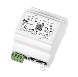 ACO CDNVRau-I-DIN Intelligent active video splitter for P system on DIN rail