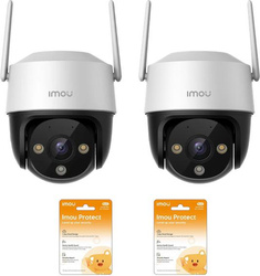 Set van 2 Imou Cruiser 2C 3MP IP-camera's met Imou Protect-service