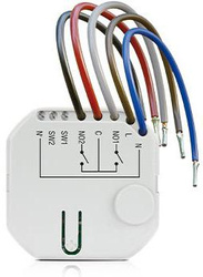 SATEL BE WAVE Wireless 230 V AC contrôleur à deux canaux, encastré Smart CH Relay ASW-210 ABAX2