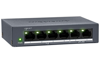 SWITCH HIKVISION DS-XS0106-P/Polish