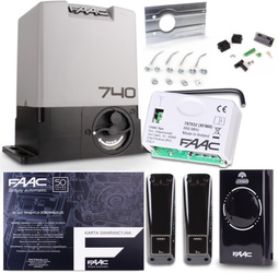 Kit Delta 2 - FAAC 740 pour portails coulissants de 500kg