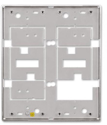 ACO CDN-P-S2 NT Marco CDN, montaje en superficie, pequeño, doble, para CDNP5/6, CDNC/B, CDNA, acero inoxidable