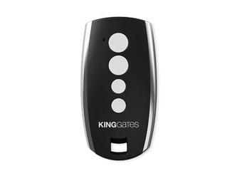 KING STYLO4K 4kanálové dálkové ovládání s dynamickým kódem 433,92 MHz černé barvy