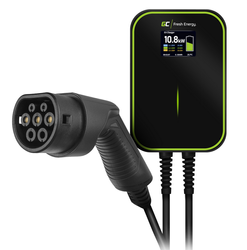 Chargeur Green Cell WALLBOX EV POWERBOX 22kW TYPE 2 (6m) 3-FAZ EV14