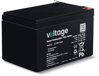 Voltage AGM battery with a capacity of 12V and 12Ah model VE12-12
