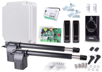 Kit de inicio ALFA LONG - 51700425 FAAC 414 para puertas de 10 m de doble hoja