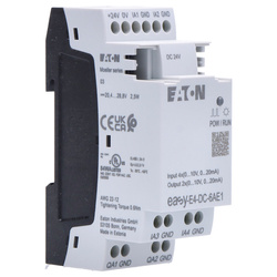 Rozszerzenie sterownika Easy-E4 o model DC z 6 wejściami analogowymi i elektroniczną jednostką 1