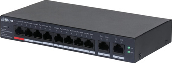 Switch Dahua CS4010 con 8 puertos Gigabit Ethernet