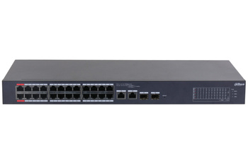 Switch Dahua CS4226-24ET-240 26-portowy 24x PoE 2x uplink combo 240W zarządzalny w chmurze