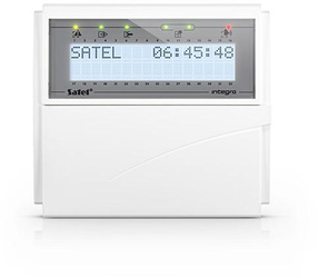 LCD-toetsenbord met witte achtergrondverlichting SATEL INT-KLCD-W