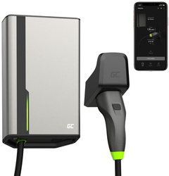 Caricabatterie EV Wallbox Green Cell HabuDen EVGC021A2250 22kW TYPE 2 5M GC App BT Wi-Fi