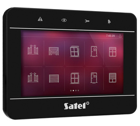 Teclado INT-TSG2-B con pantalla táctil para sistemas de alarma