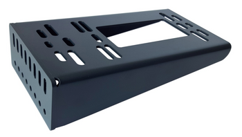 Base per montaggio su palo OCYNK RAL7016 per operatori NICE, FAAC, GENIUS, SOMFY, BFT, DEA, CAME, ROGER