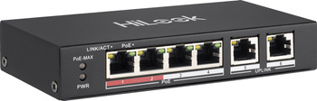 Switch PoE Hilook di Hikvision SW-06-POE 6-PORT