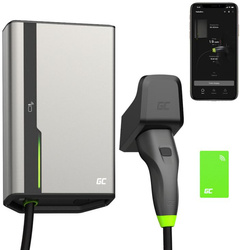 Caricatore EV Wallbox Green Cell HabuDen EVGC021B2250 22kW TYPE 2 5M GC App NFC BT Wi-Fi