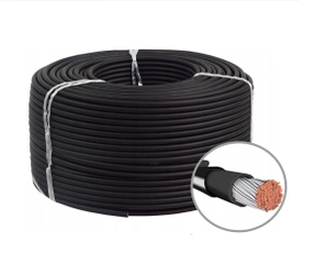 Fotovoltaisk kabel MG Trådar 1x6mm2, 0,6/1kV, svart H1Z2Z2-K-6mm2 BK, 100m